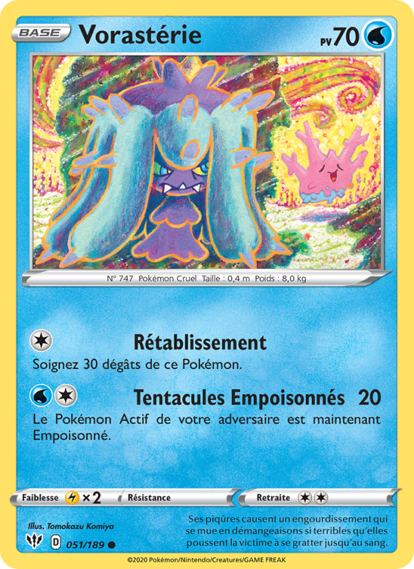 Vorastérie 51 — Ténèbres Embrasées (French Pokémon TCG card)