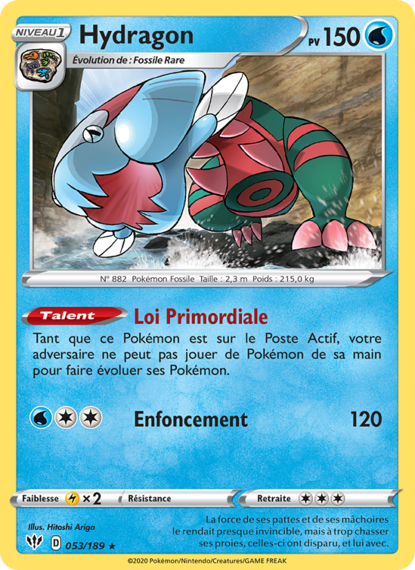 Hydragon 53 — Ténèbres Embrasées (French Pokémon TCG card)