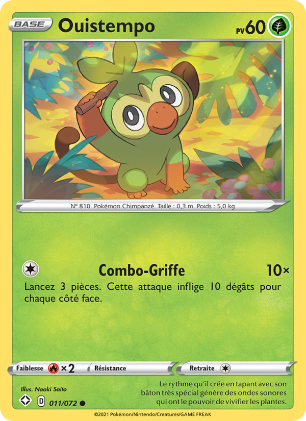 Ouistempo 11 — Destinées Radieuses (French Pokémon TCG card)
