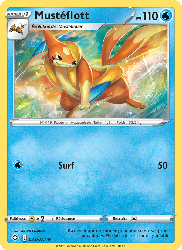 Mustéflott 23 — Destinées Radieuses (French Pokémon TCG card)
