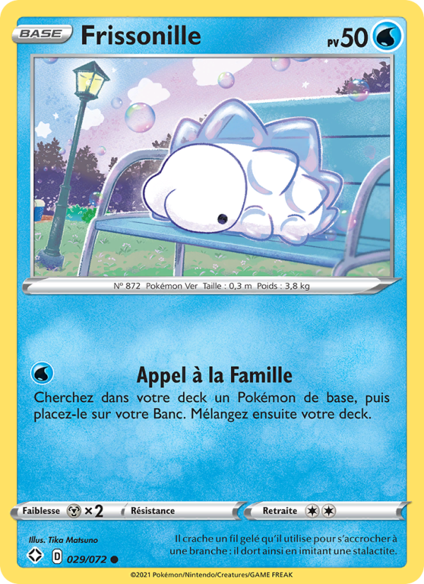 Frissonille 29 — Destinées Radieuses (French Pokémon TCG card)