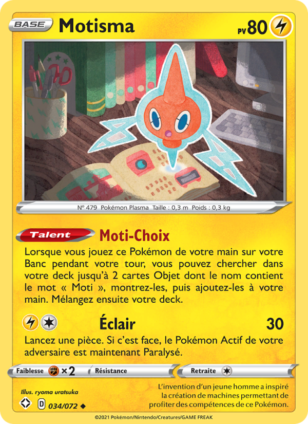 Motisma 34 — Destinées Radieuses (French Pokémon TCG card)