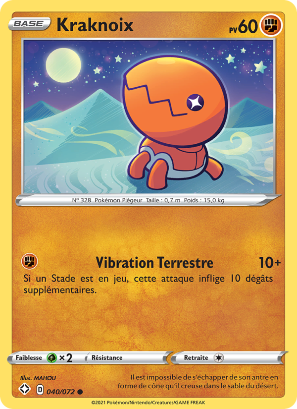 Kraknoix 40 — Destinées Radieuses (French Pokémon TCG card)