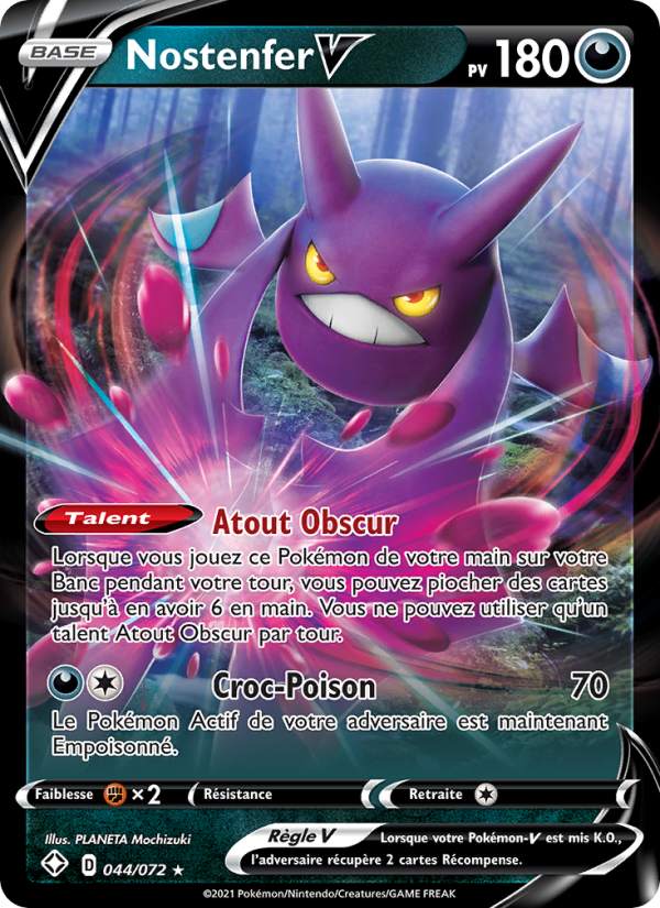 Nostenfer V 44 — Destinées Radieuses (French Pokémon TCG card)