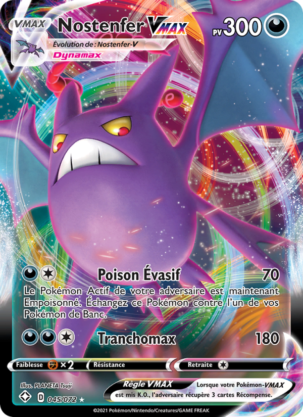 Nostenfer VMAX 45 — Destinées Radieuses (French Pokémon TCG card)