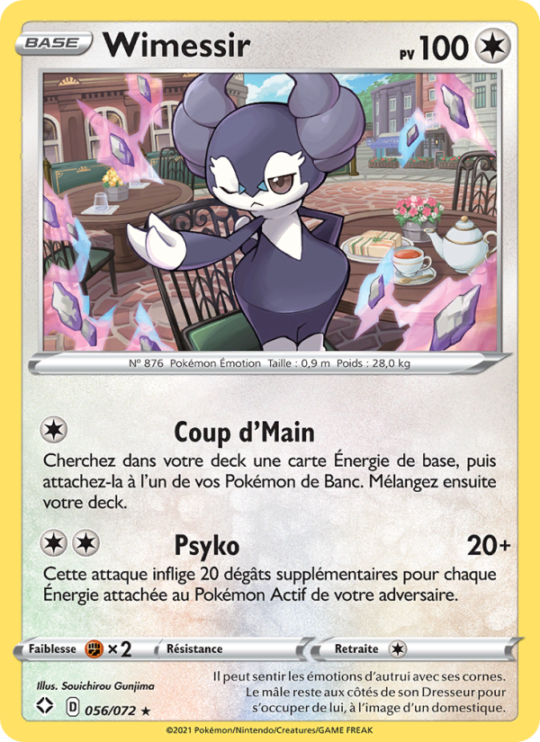 Wimessir 56 — Destinées Radieuses (French Pokémon TCG card)