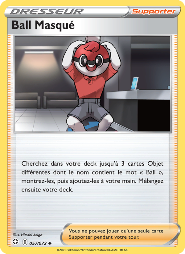 Ball Masqué 57 — Destinées Radieuses (French Pokémon TCG card)