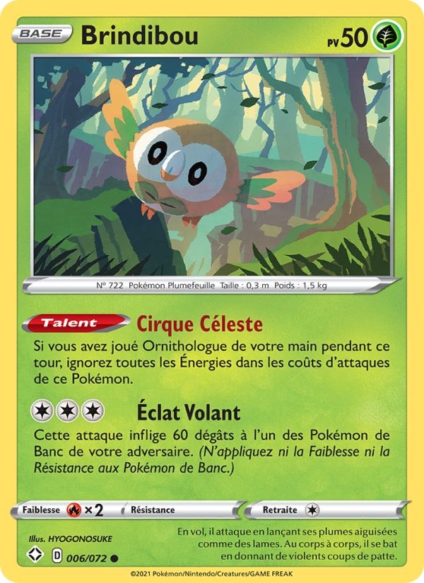 Brindibou 6 — Destinées Radieuses (French Pokémon TCG card)