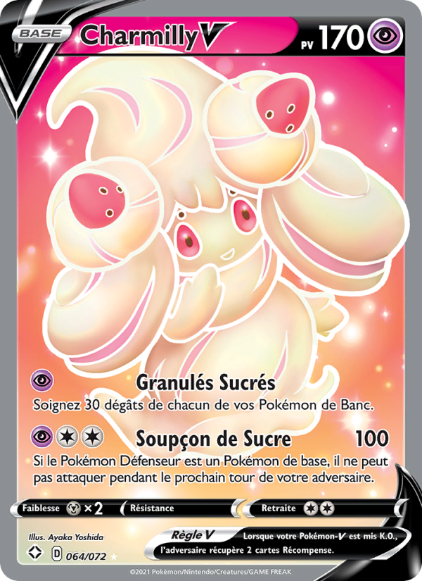 Charmilly V 64 — Destinées Radieuses (French Pokémon TCG card)
