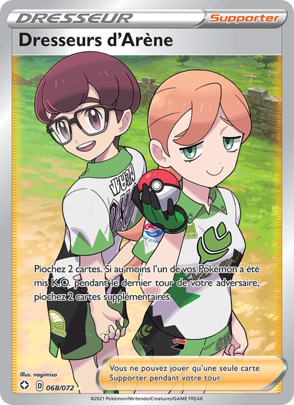 Dresseurs d'Arène 68 — Destinées Radieuses (French Pokémon TCG card)