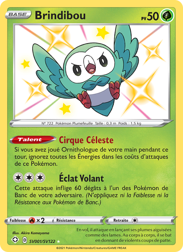 Brindibou SV001 — Destinées Radieuses (French Pokémon TCG card)