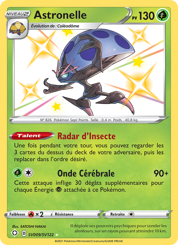 Astronelle SV009 — Destinées Radieuses (French Pokémon TCG card)