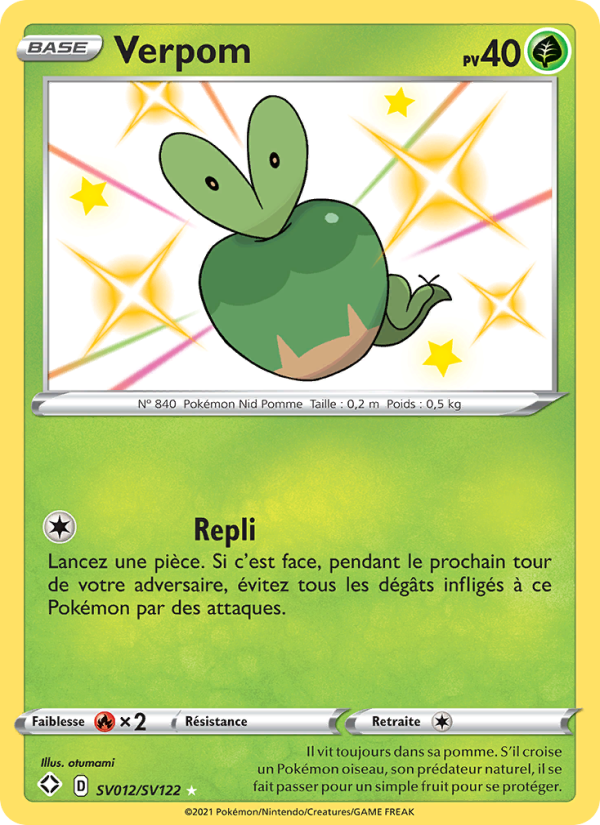 Verpom SV012 — Destinées Radieuses (French Pokémon TCG card)