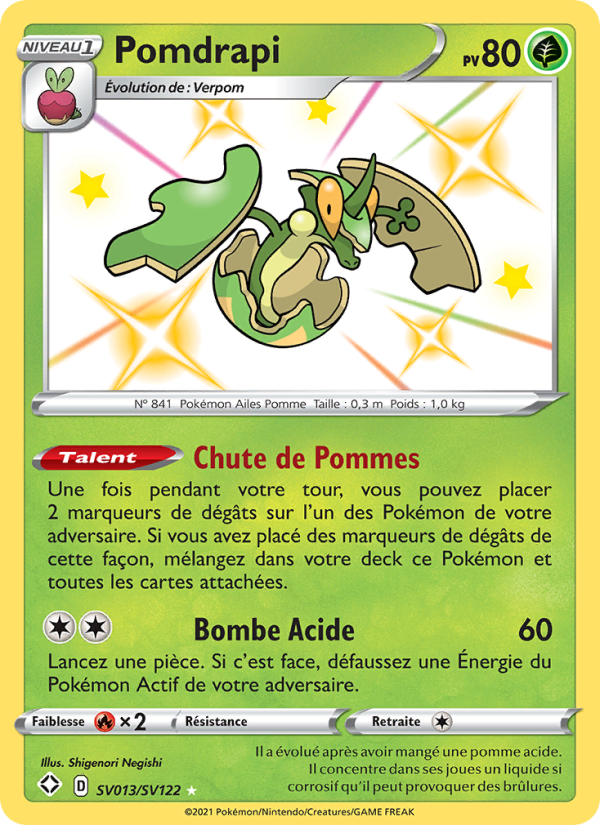 Pomdrapi SV013 — Destinées Radieuses (French Pokémon TCG card)