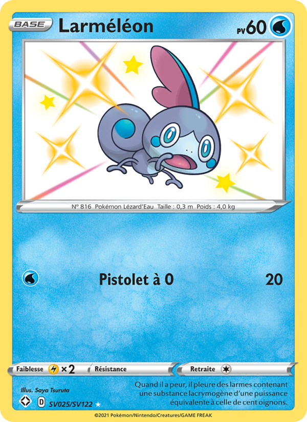 Larméléon SV025 — Destinées Radieuses (French Pokémon TCG card)