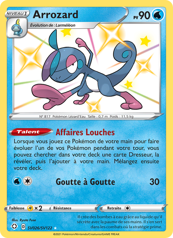 Arrozard SV026 — Destinées Radieuses (French Pokémon TCG card)