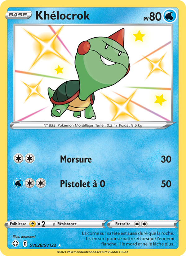 Khélocrok SV028 — Destinées Radieuses (French Pokémon TCG card)