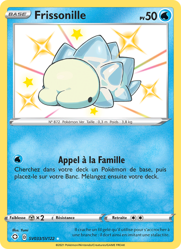 Frissonille SV033 — Destinées Radieuses (French Pokémon TCG card)