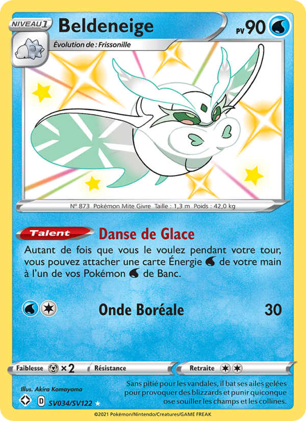Beldeneige SV034 — Destinées Radieuses (French Pokémon TCG card)