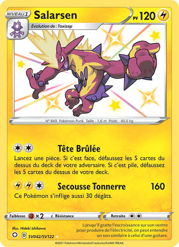 Salarsen SV042 — Destinées Radieuses (French Pokémon TCG card)