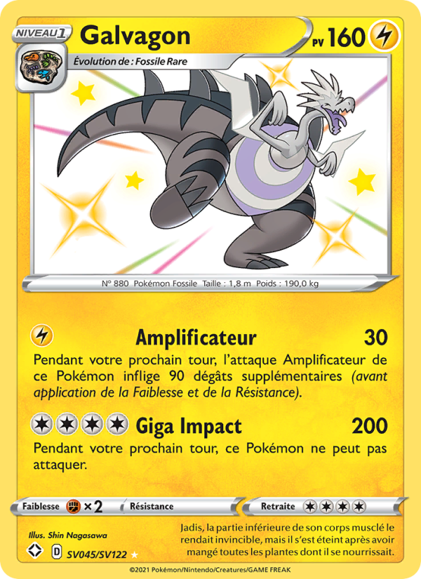 Galvagon SV045 — Destinées Radieuses (French Pokémon TCG card)