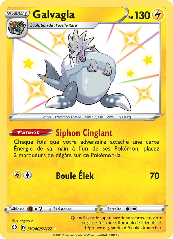 Galvagla SV046 — Destinées Radieuses (French Pokémon TCG card)