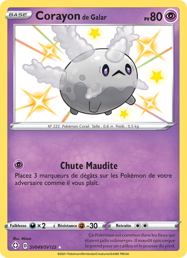 Corayon de Galar SV049 — Destinées Radieuses (French Pokémon TCG card)