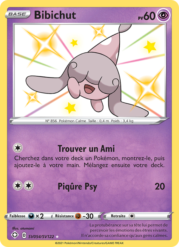 Bibichut SV054 — Destinées Radieuses (French Pokémon TCG card)