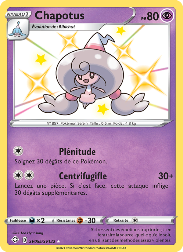 Chapotus SV055 — Destinées Radieuses (French Pokémon TCG card)