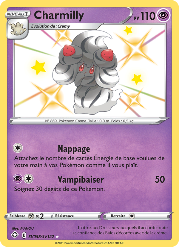 Charmilly SV058 — Destinées Radieuses (French Pokémon TCG card)