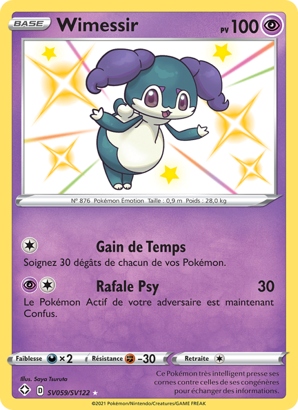 Wimessir SV059 — Destinées Radieuses (French Pokémon TCG card)