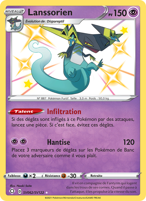 Lanssorien SV062 — Destinées Radieuses (French Pokémon TCG card)