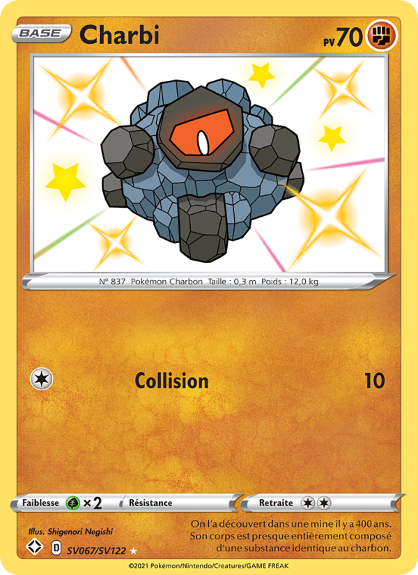 Charbi SV067 — Destinées Radieuses (French Pokémon TCG card)
