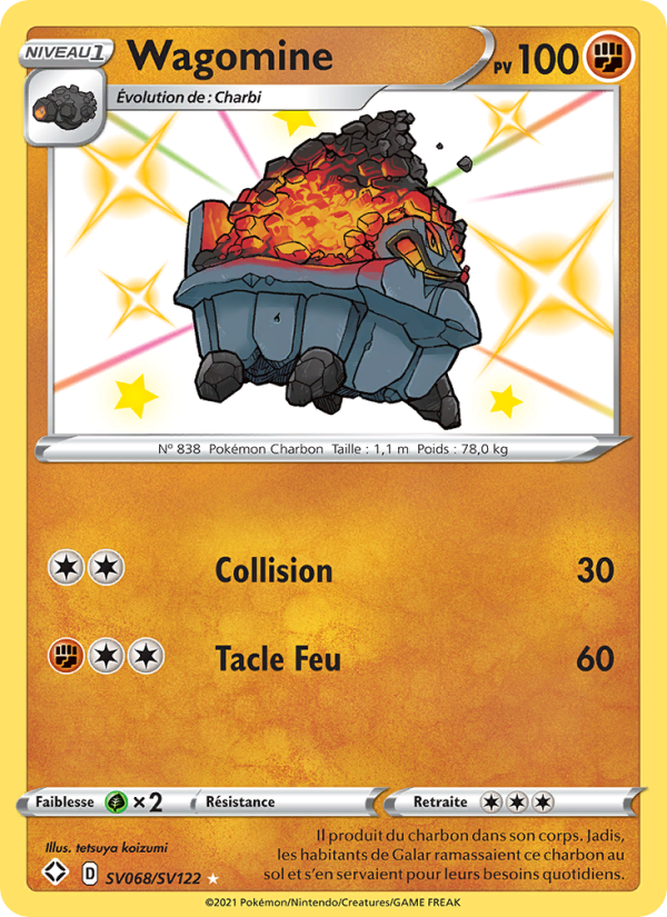 Wagomine SV068 — Destinées Radieuses (French Pokémon TCG card)