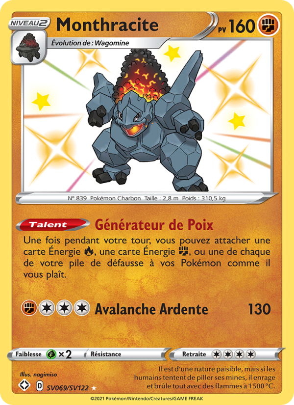 Monthracite SV069 — Destinées Radieuses (French Pokémon TCG card)
