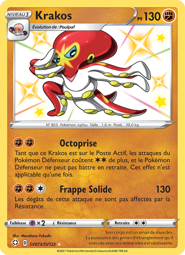 Krakos SV073 — Destinées Radieuses (French Pokémon TCG card)