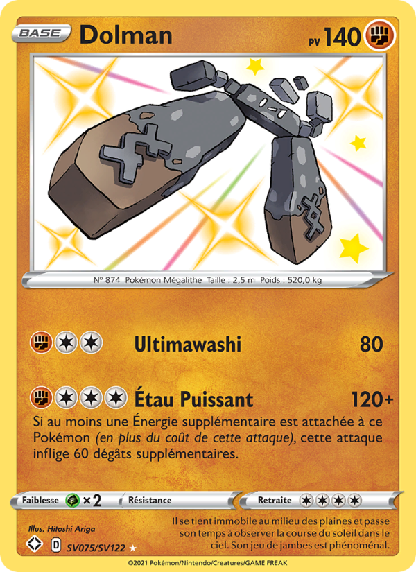 Dolman SV075 — Destinées Radieuses (French Pokémon TCG card)