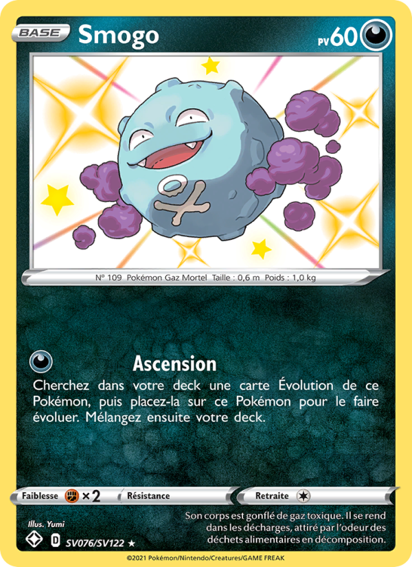 Smogo SV076 — Destinées Radieuses (French Pokémon TCG card)