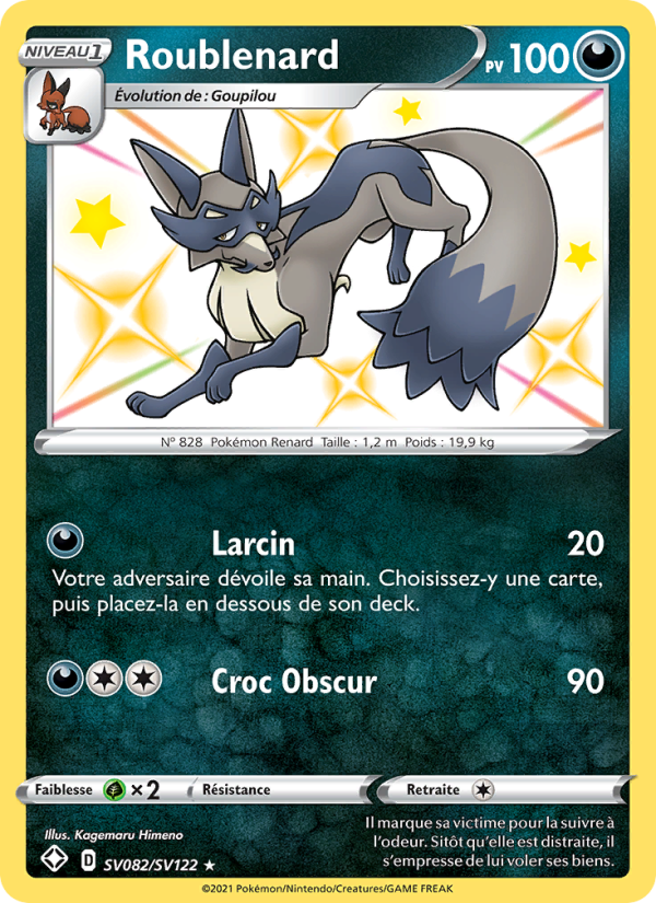 Roublenard SV082 — Destinées Radieuses (French Pokémon TCG card)