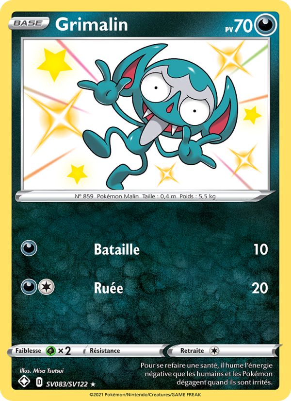 Grimalin SV083 — Destinées Radieuses (French Pokémon TCG card)