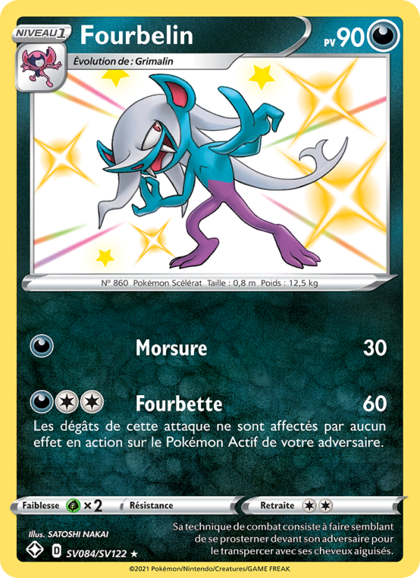 Fourbelin SV084 — Destinées Radieuses (French Pokémon TCG card)