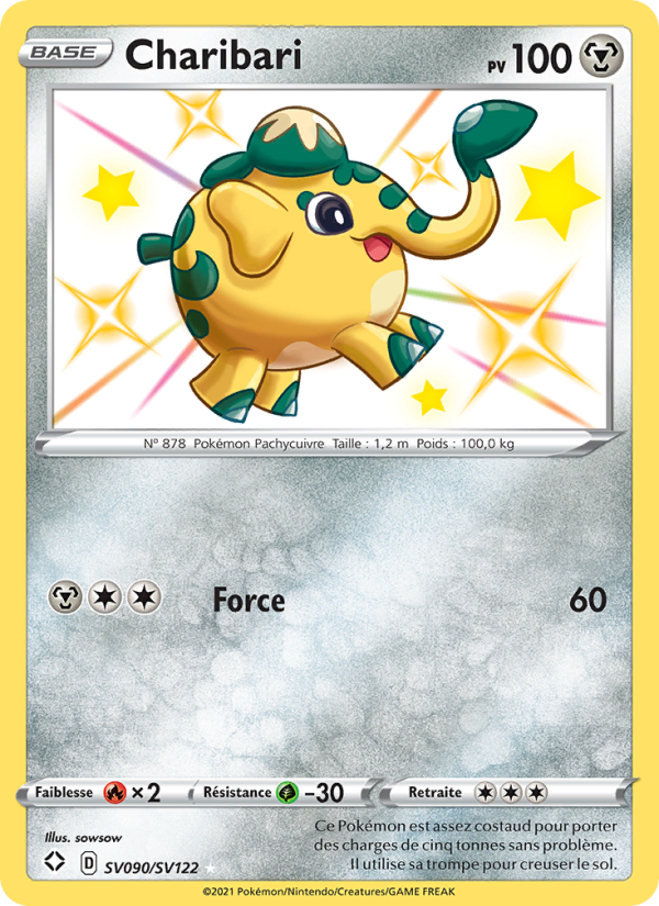 Charibari SV090 — Destinées Radieuses (French Pokémon TCG card)