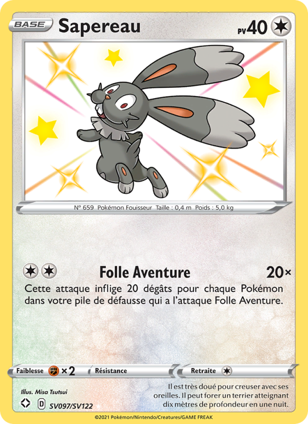 Sapereau SV097 — Destinées Radieuses (French Pokémon TCG card)