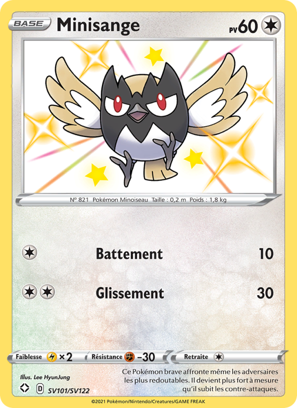 Minisange SV101 — Destinées Radieuses (French Pokémon TCG card)