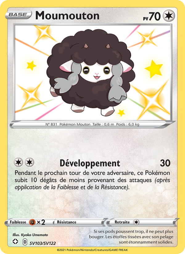 Moumouton SV103 — Destinées Radieuses (French Pokémon TCG card)