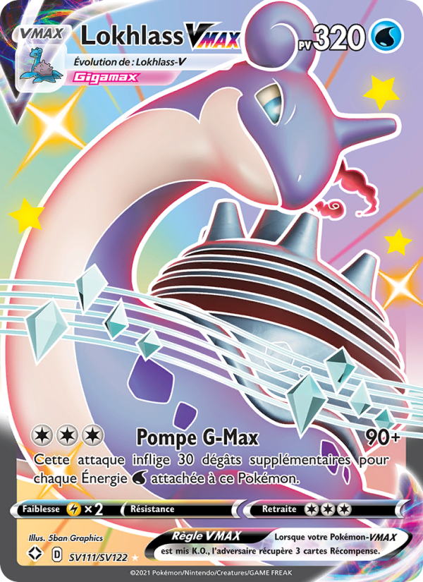Lokhlass VMAX SV111 — Destinées Radieuses (French Pokémon TCG card)