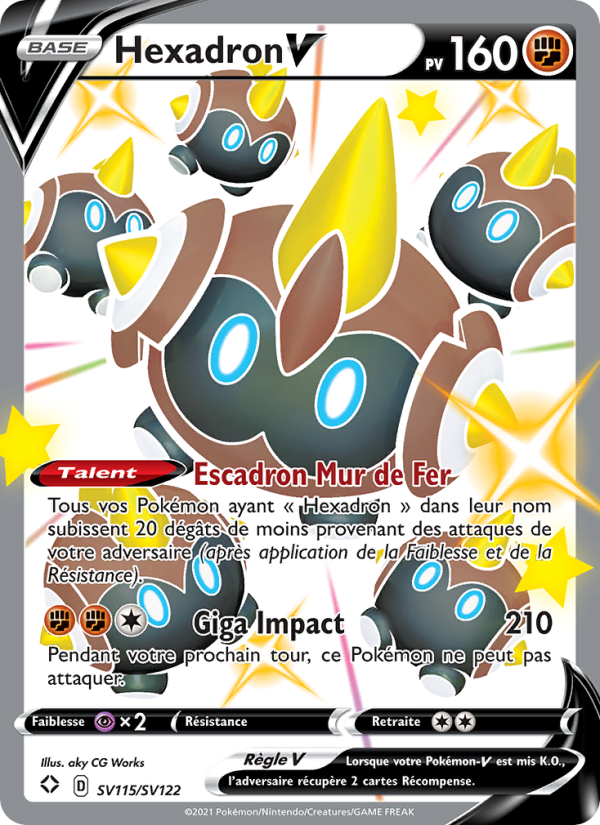 Hexadron V SV115 — Destinées Radieuses (French Pokémon TCG card)