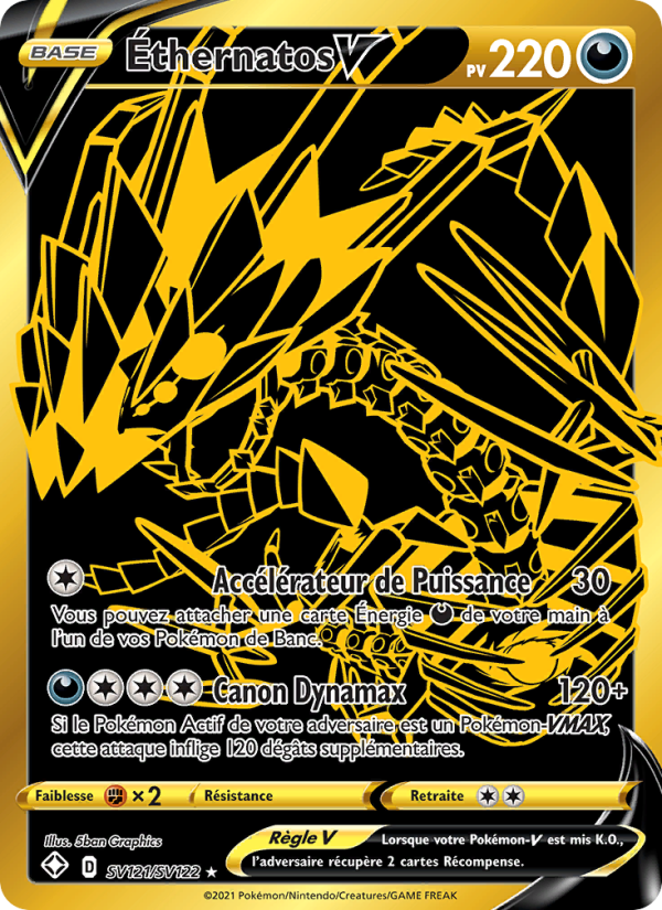 Éthernatos V SV121 — Destinées Radieuses (French Pokémon TCG card)