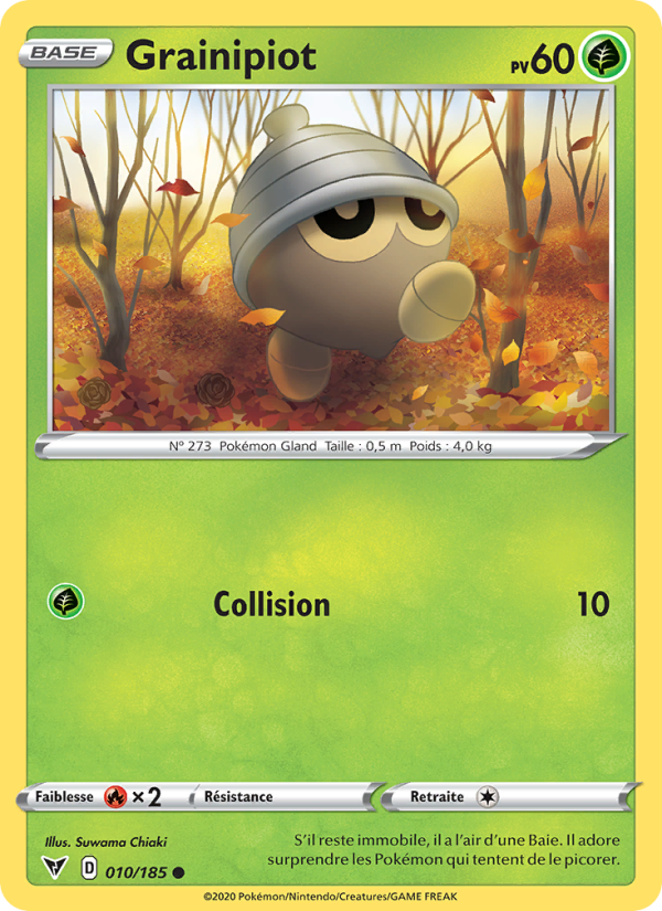 Grainipiot 10 — Voltage Éclatant (French Pokémon TCG card)