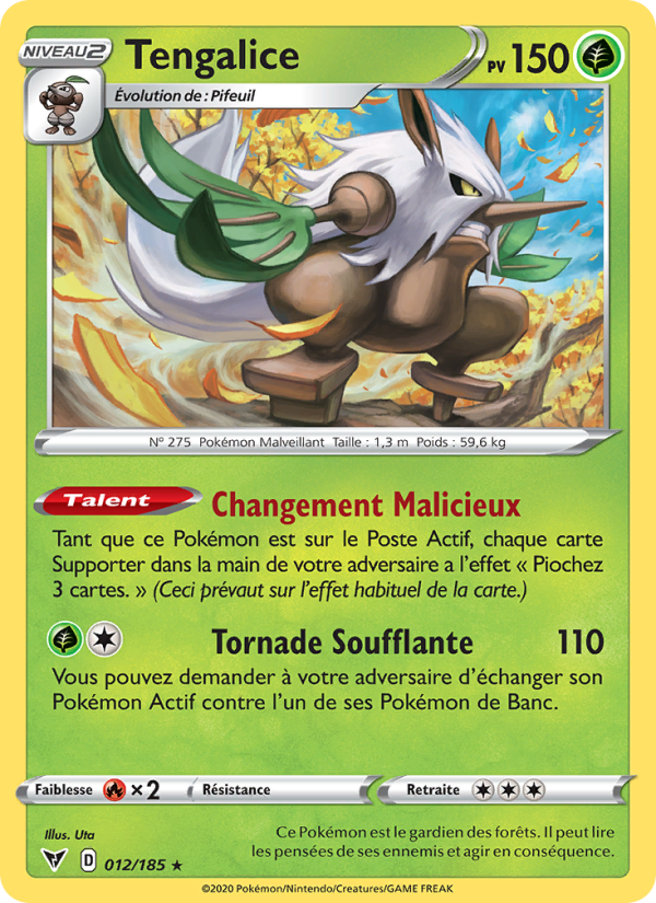 Tengalice 12 — Voltage Éclatant (French Pokémon TCG card)